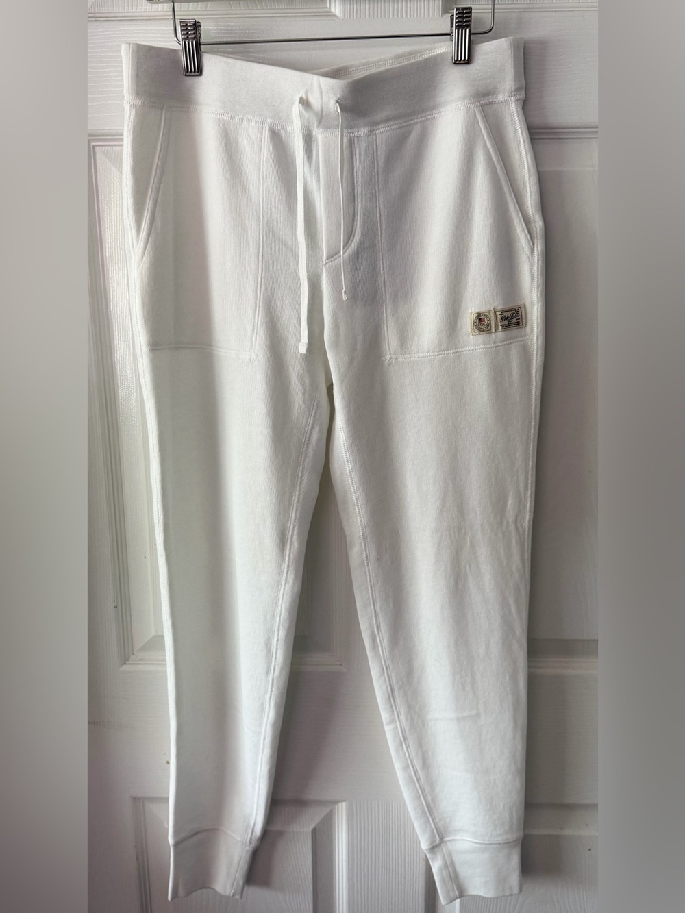 NWT  Polo Ralph Lauren Pure White Sweatpants Joggers Women's